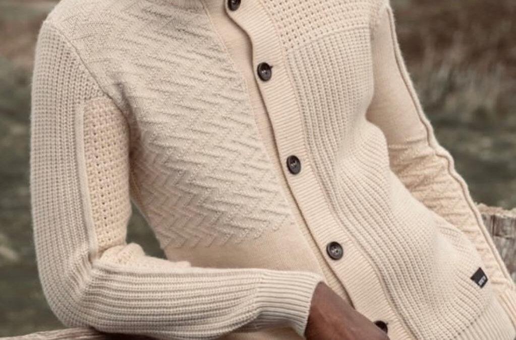Cardigan uomo misto lana lavorato .. ULTIME TAGLIE .. €139 -30% €97