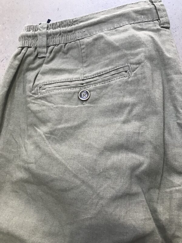 Pantaloni uomo misto cotone e lino - immagine 6