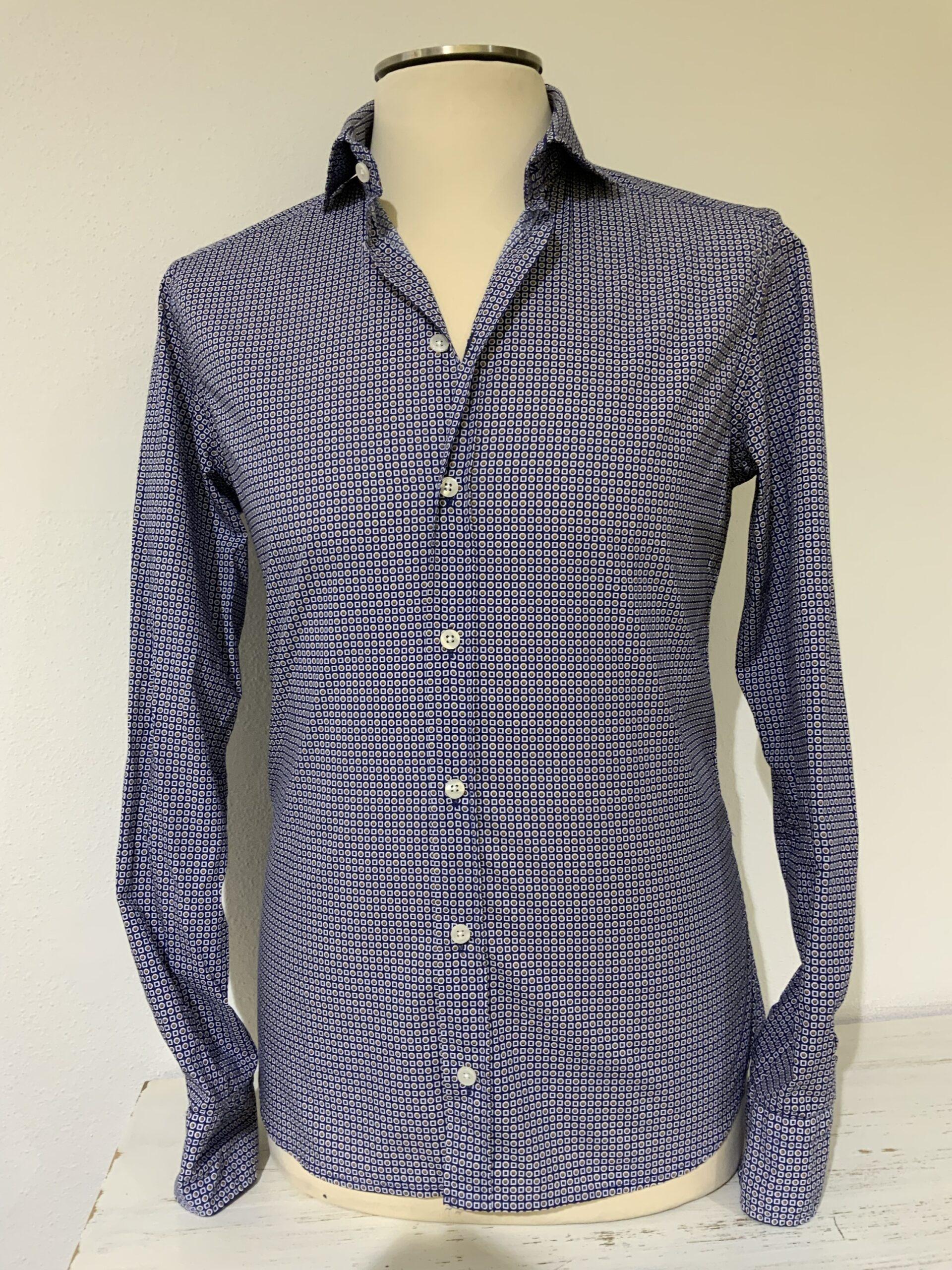 Camicia uomo micro fantasia 0