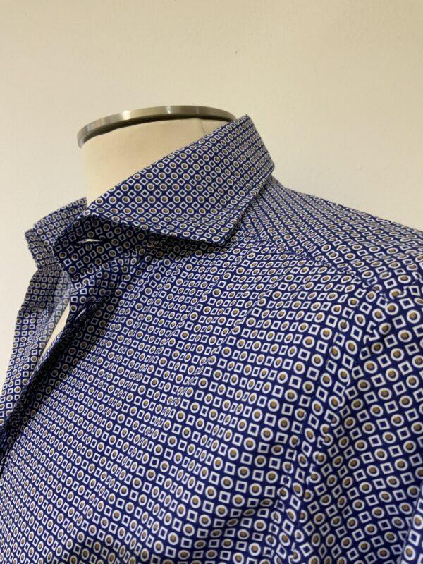 Camicia uomo micro fantasia - immagine 4