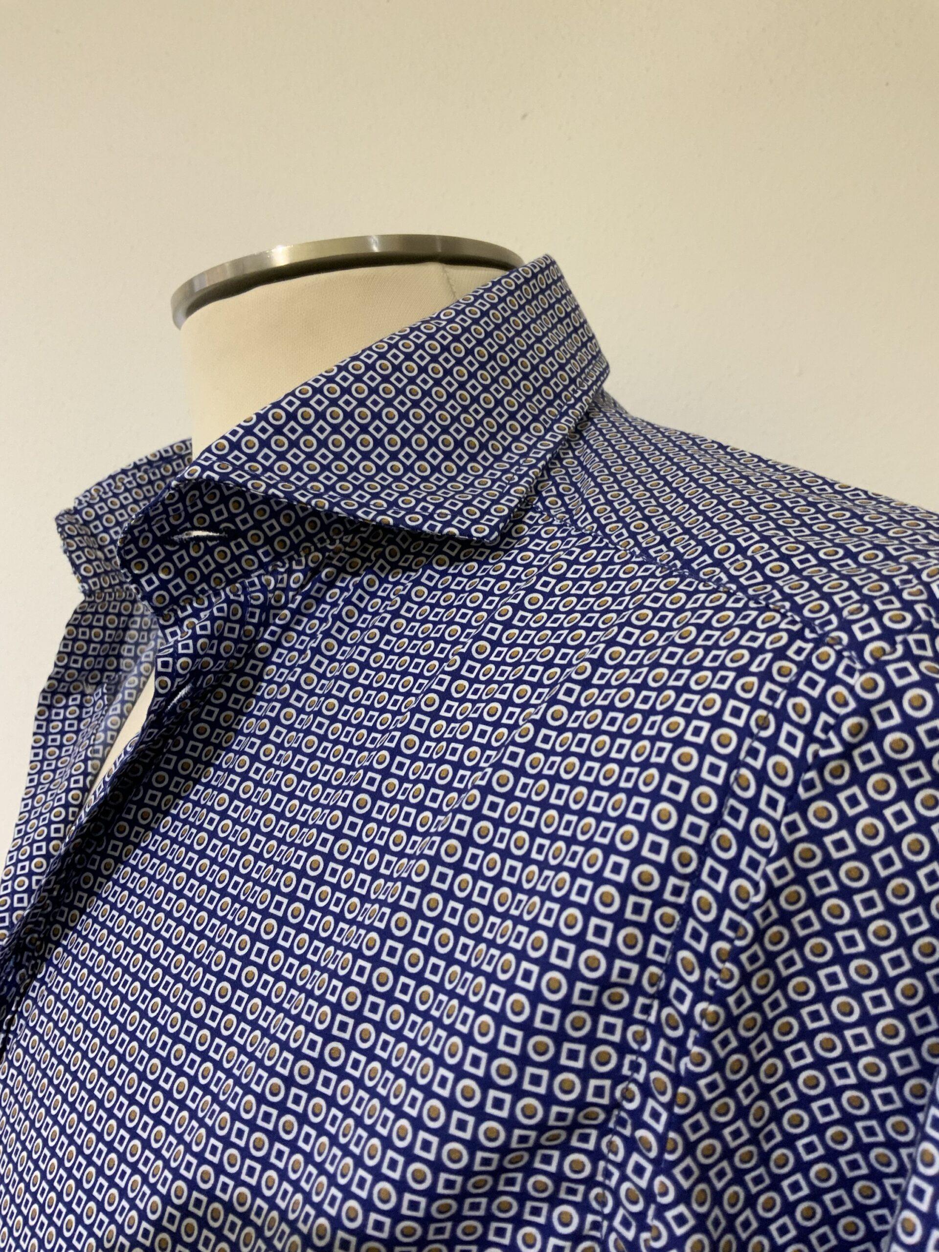 Camicia uomo micro fantasia 3