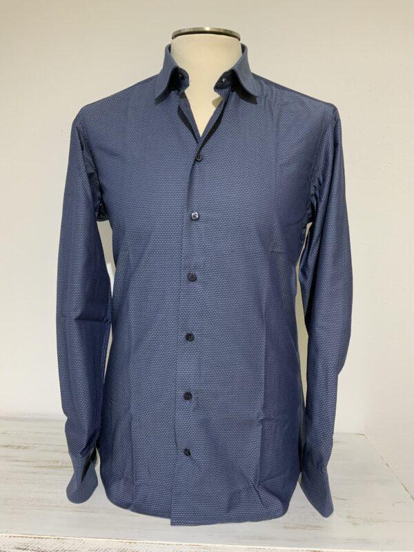 Camicia uomo microfantasia in cotone