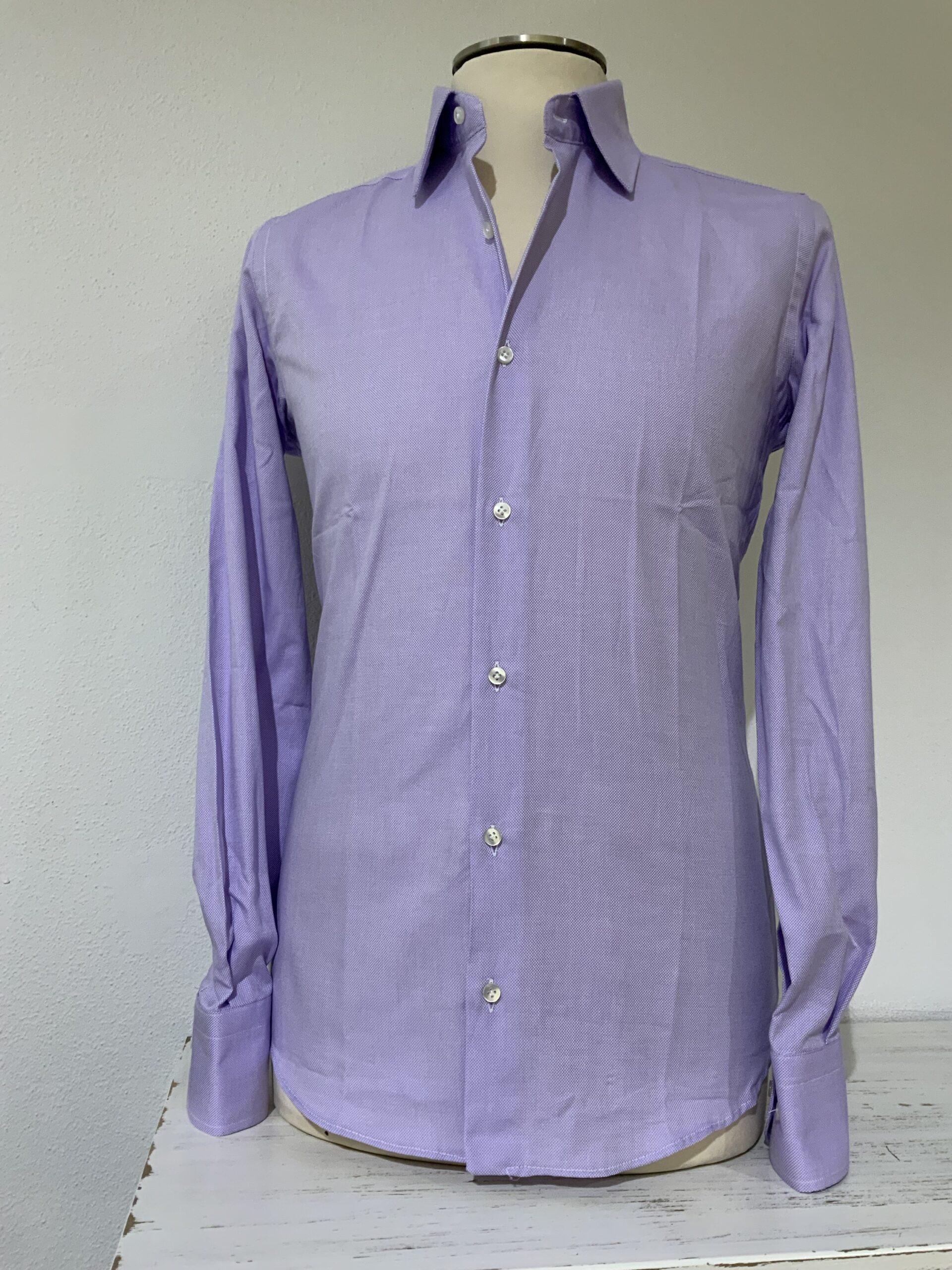 Camicia uomo in cotone slim fit 0