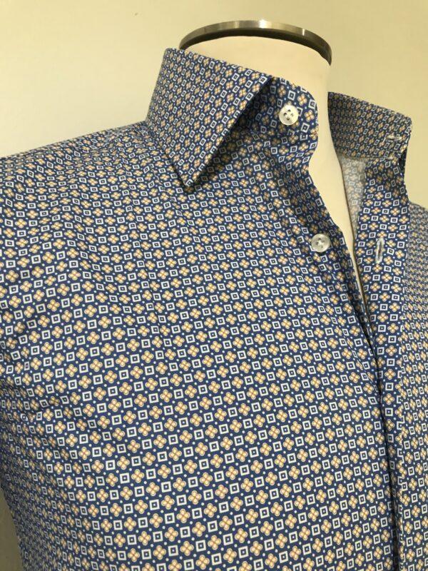 Camicia uomo microfantasia slim Fit - immagine 4