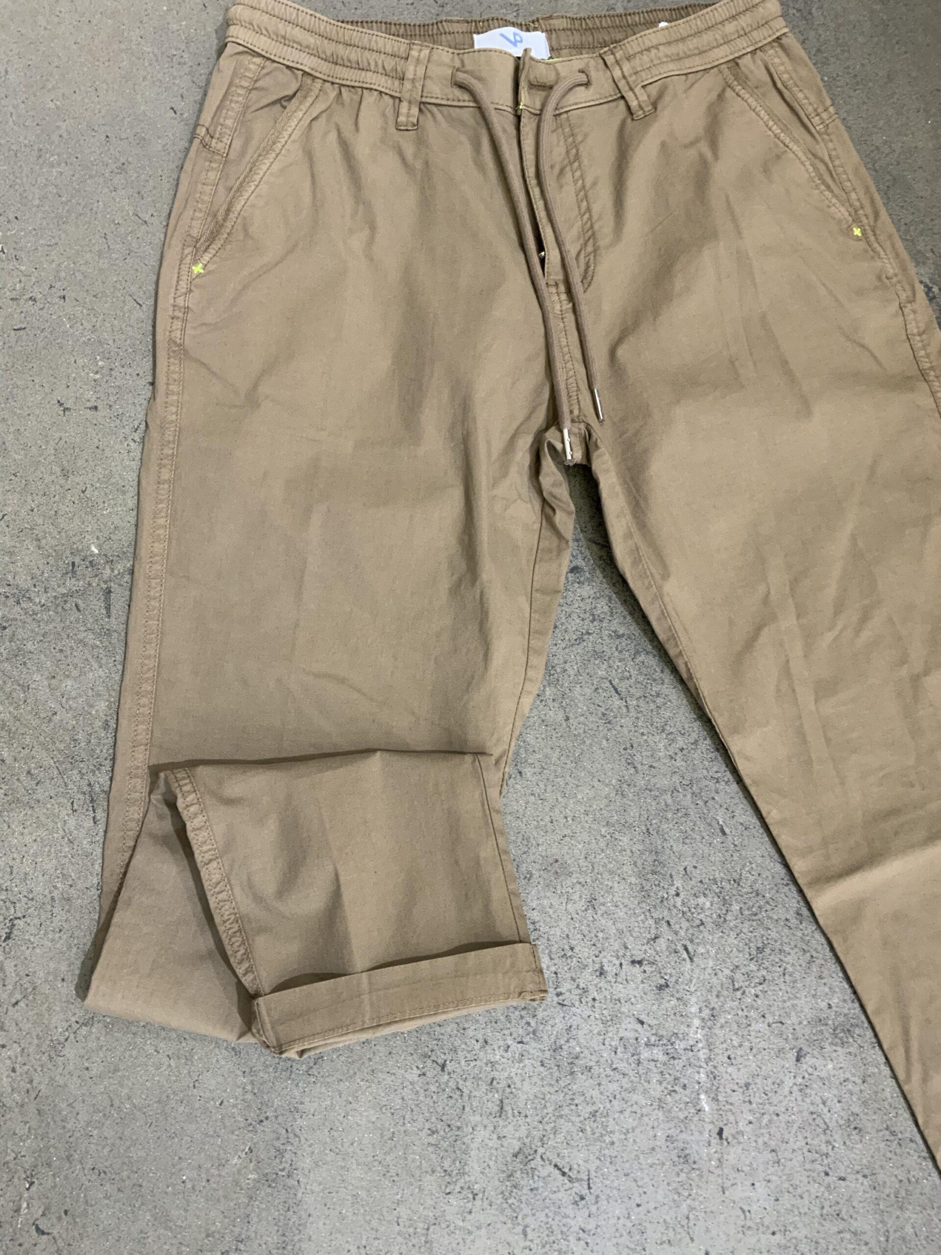 Pantalone uomo cotone con laccio 2