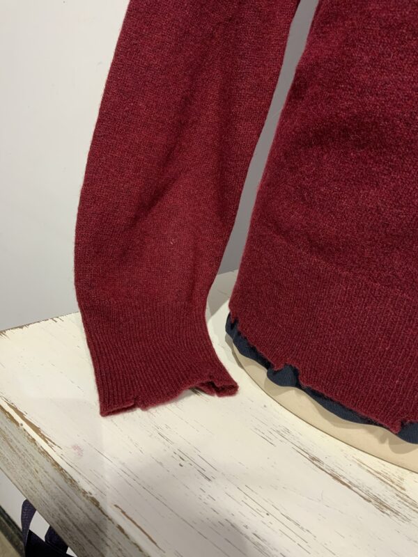 Maglia uomo misto lana con rotture - immagine 4