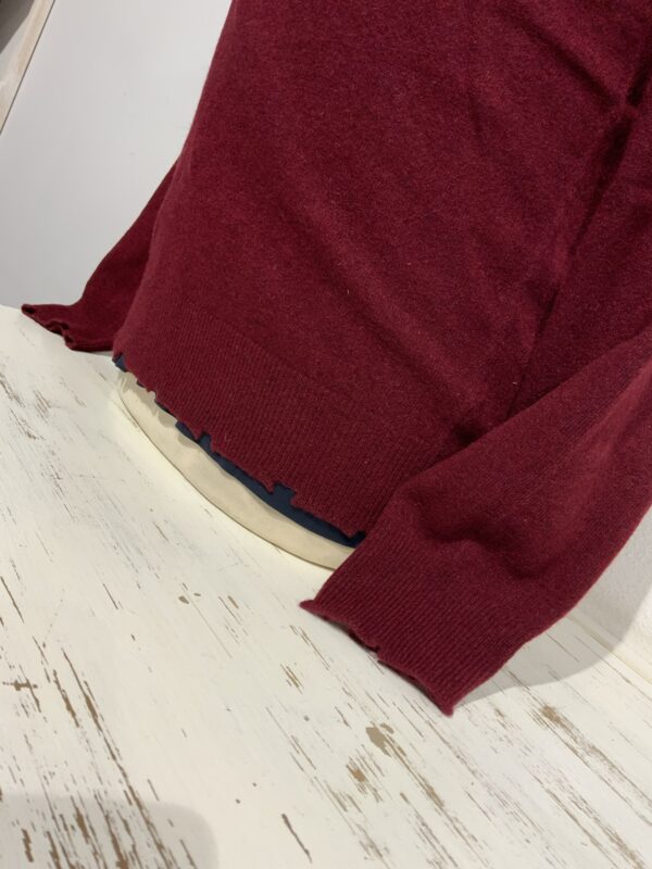 Maglia uomo misto lana con rotture - immagine 5
