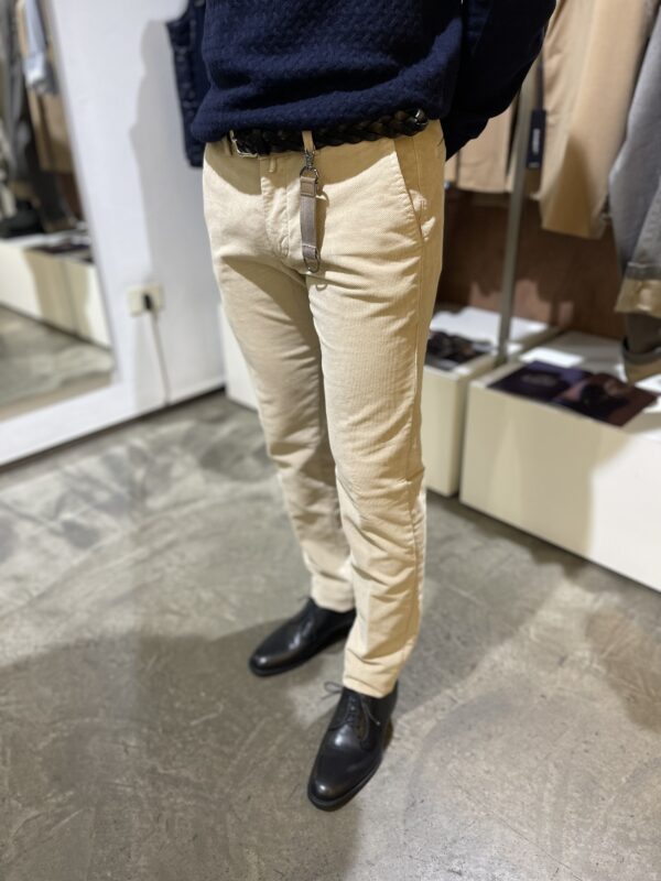 Pantalone uomo casual in velluto 3D Exigo - immagine 2