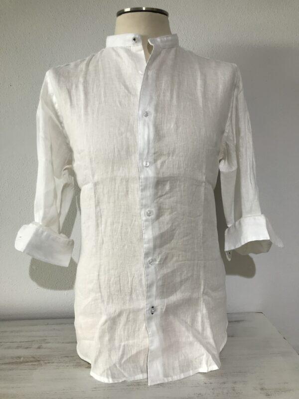 Camicia uomo in lino Piero Giachi - immagine 6