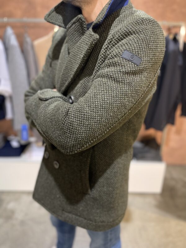 Peacoat uomo misto lana Distretto - immagine 2
