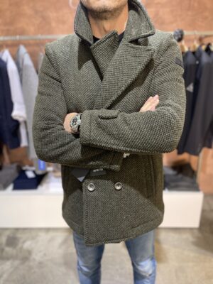 Peacoat uomo misto lana Distretto
