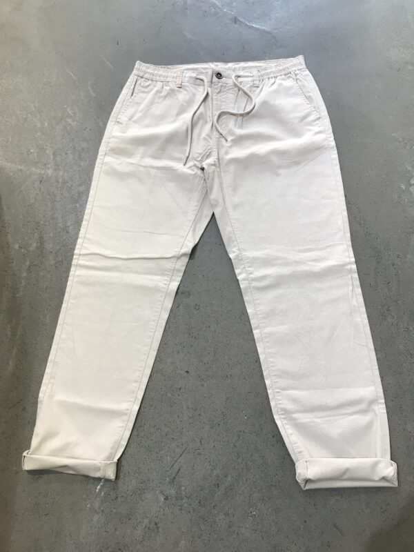 Pantaloni uomo misto cotone e lino - immagine 7
