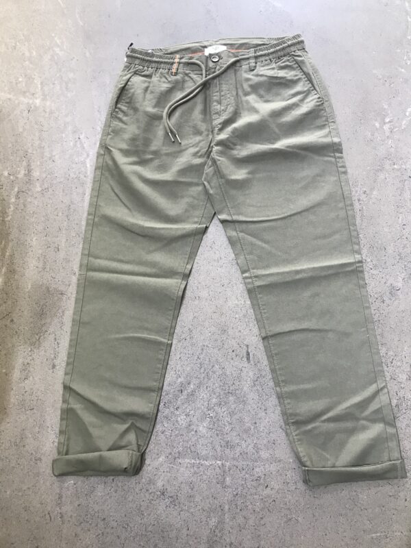 Pantaloni uomo misto cotone e lino - immagine 4