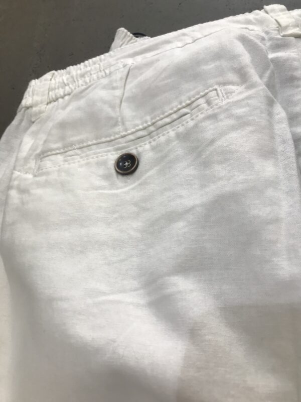 Pantaloni uomo misto cotone e lino - immagine 3