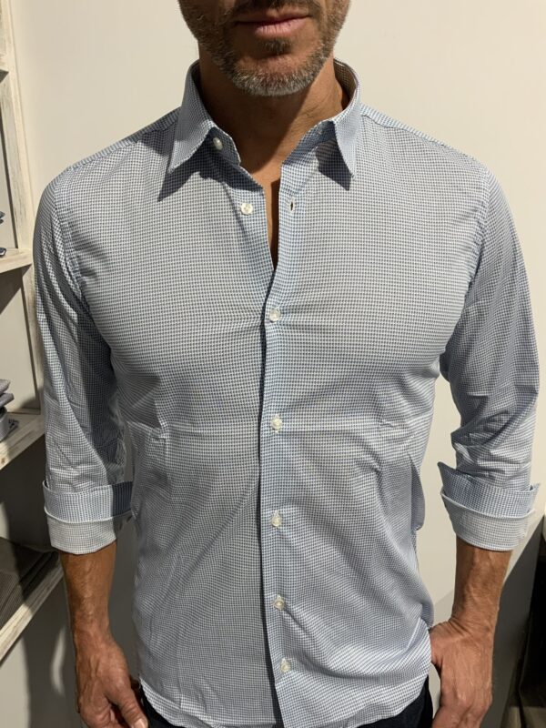 Camicia uomo cotone  fantasy slim fit Di Biasi