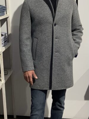 Coat cappotto uomo monopetto neoprene Distretto