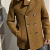 Peacoat uomo doppiopetto tipo lana cotta Distretto - immagine 2