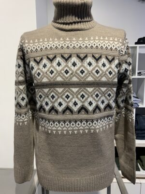 Maglia uomo tipo norvegese misto lana Piero Giachi