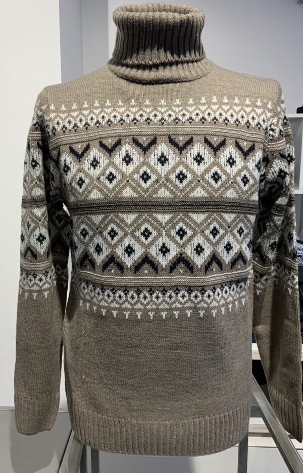 Maglia uomo tipo norvegese misto lana Piero Giachi - immagine 2