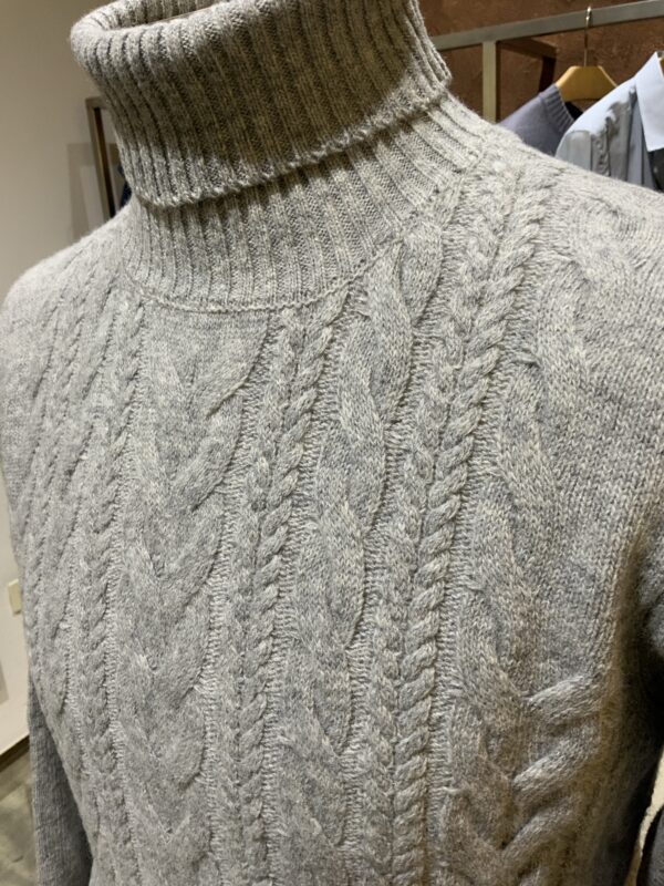 Maglia uomo dolcevita misto lana Piero Giachi - immagine 4
