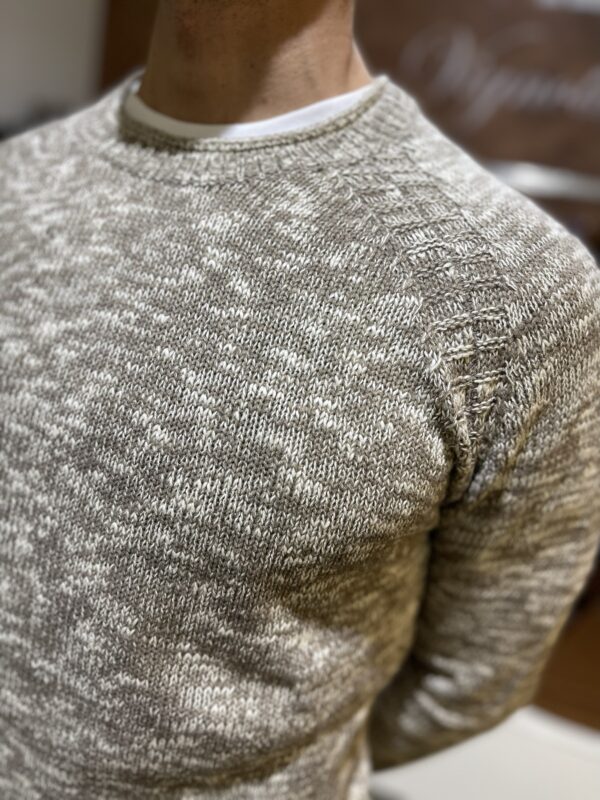 Maglia uomo girocollo mélange Piero Giachi - immagine 3