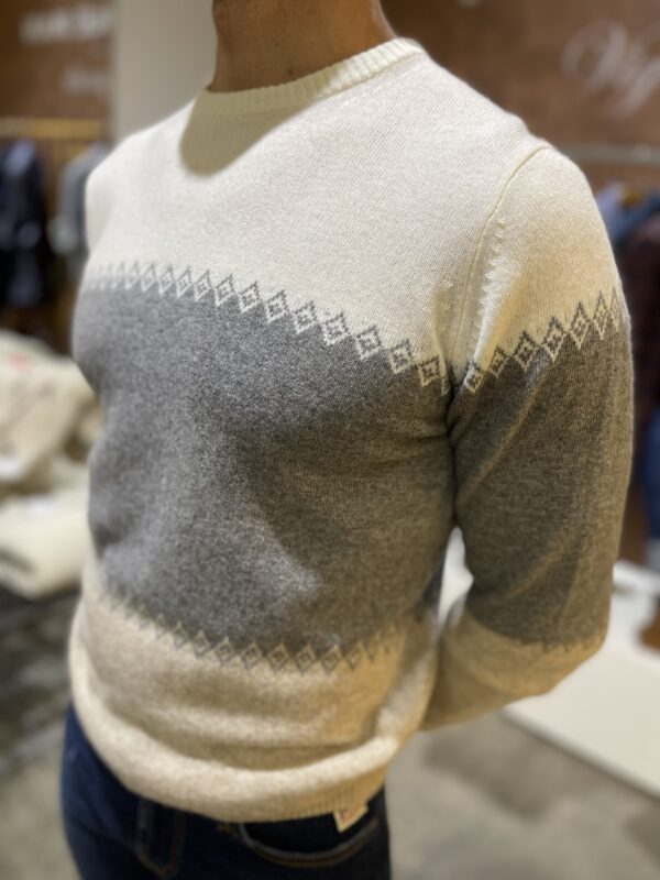 Maglia uomo girocollo fantasia Piero Giachi - immagine 4