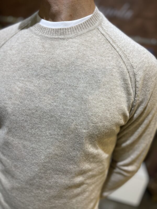 Maglia uomo girocollo con toppe sui gomiti Piero Giachi - immagine 3