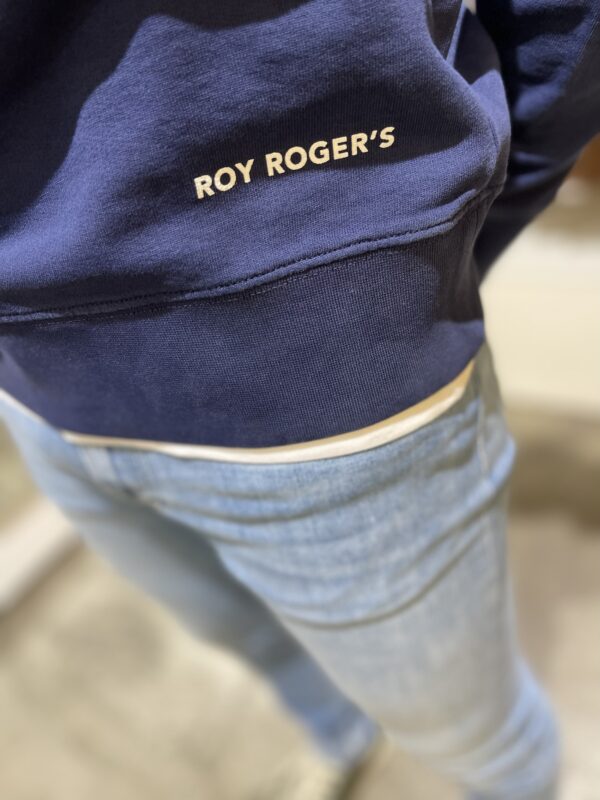 Felpa uomo con cappuccio in cotone tinta unita Roy Roger’s - immagine 2