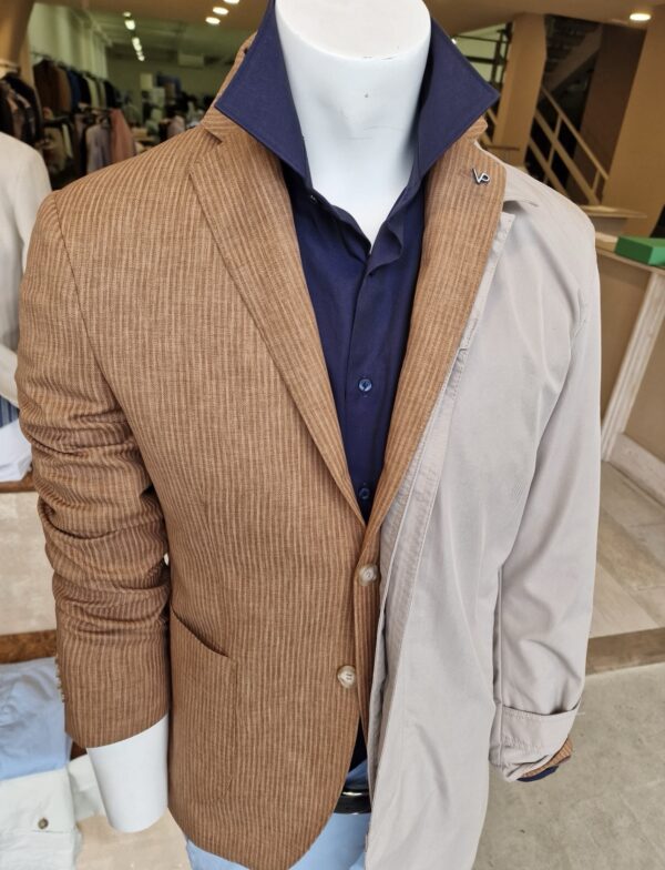 Giacca uomo casual Piero Giachi color biscotto - immagine 5