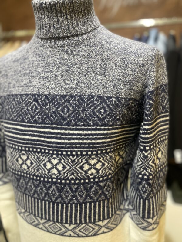 Maglia uomo dolcevita tipo norvegese Piero Giachi - immagine 5