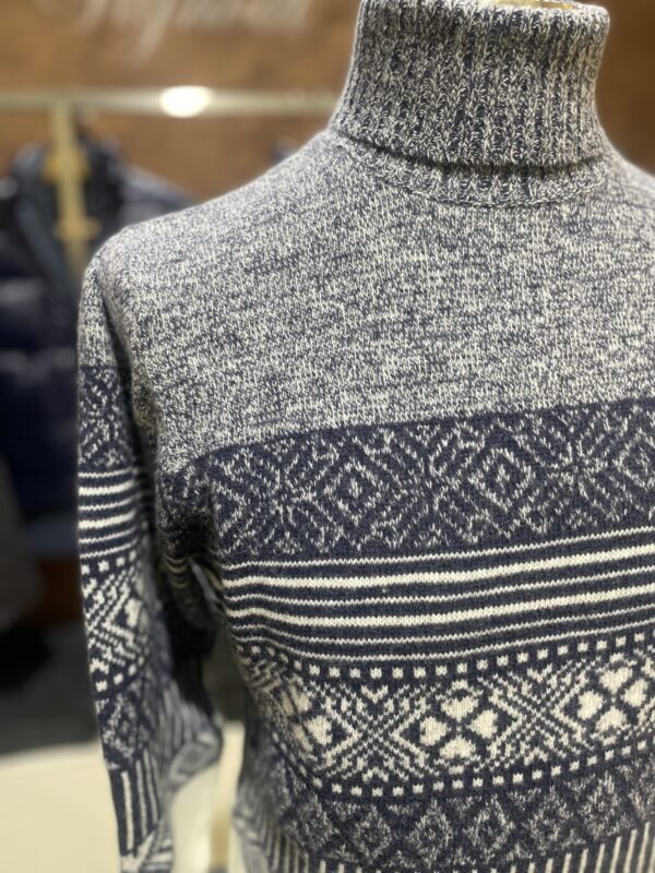 Maglia uomo dolcevita tipo norvegese Piero Giachi - immagine 2