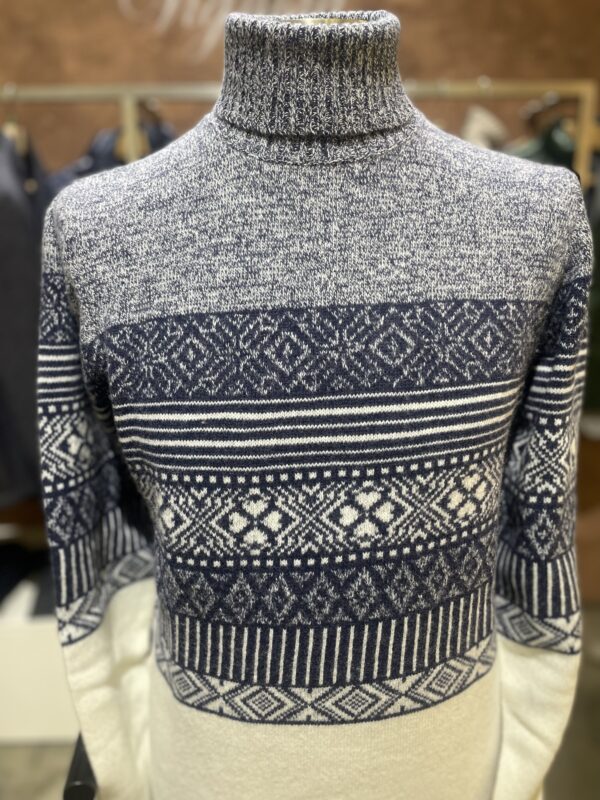 Maglia uomo dolcevita tipo norvegese Piero Giachi - immagine 3