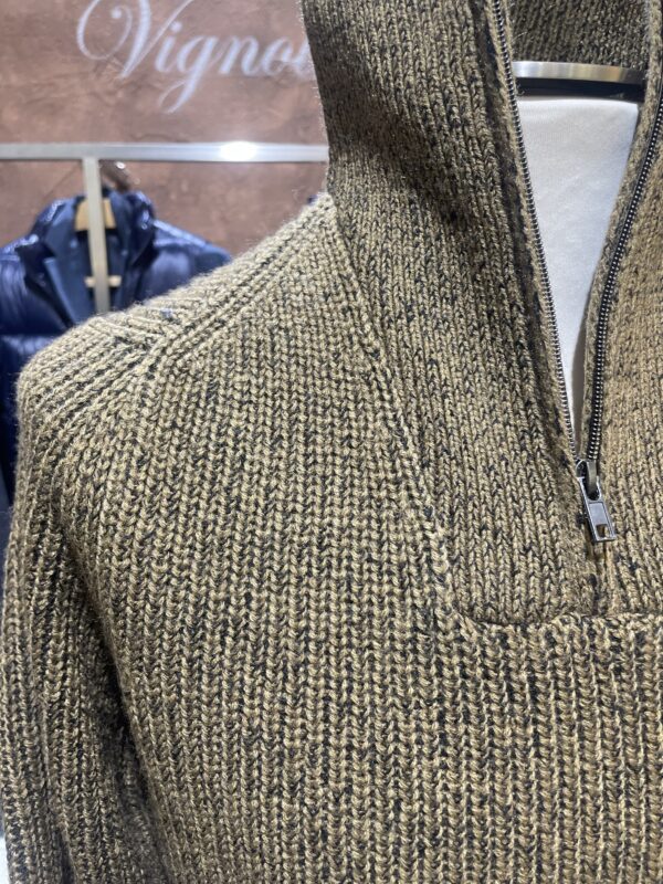Maglia uomo scollo con zip Piero Giachi - immagine 5