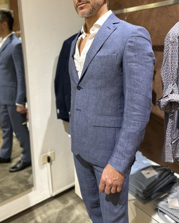 Abito uomo Piero Giachi blu chiaro - immagine 2