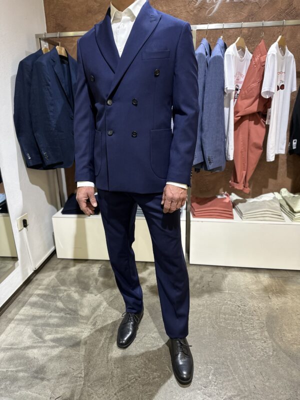 Abito uomo doppiopetto Piero Giachi blu