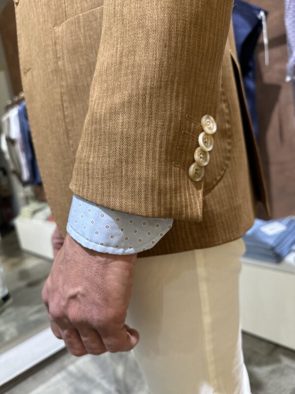 Giacca uomo casual Piero Giachi color biscotto - immagine 3