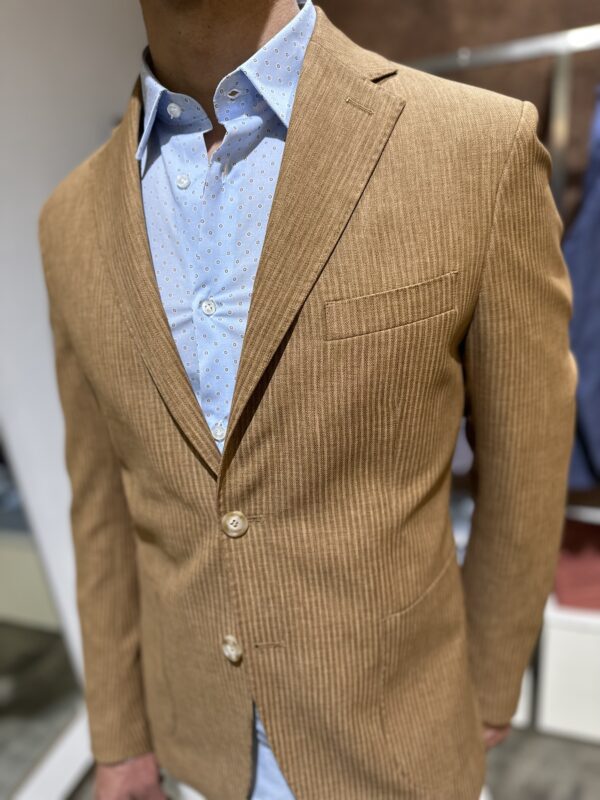 Giacca uomo casual Piero Giachi color biscotto - immagine 4