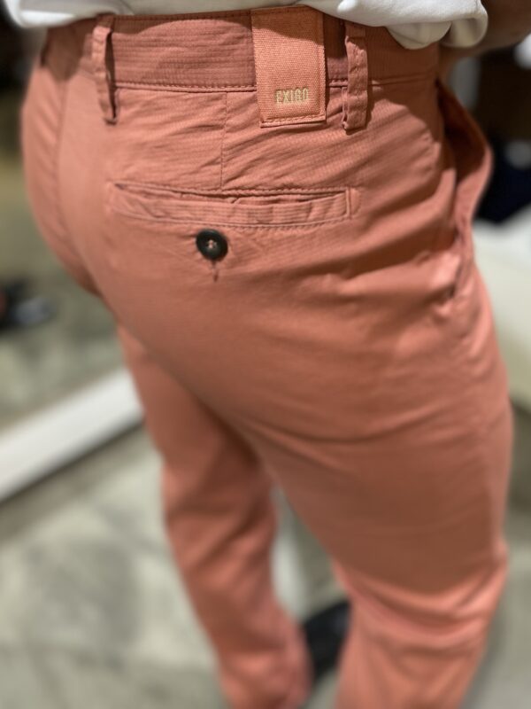 Pantaloni uomo misto cotone  EXIGO color cipolla - immagine 3