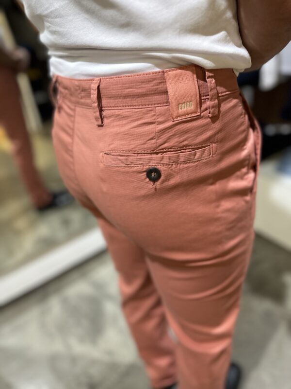 Pantaloni uomo misto cotone  EXIGO color cipolla - immagine 4