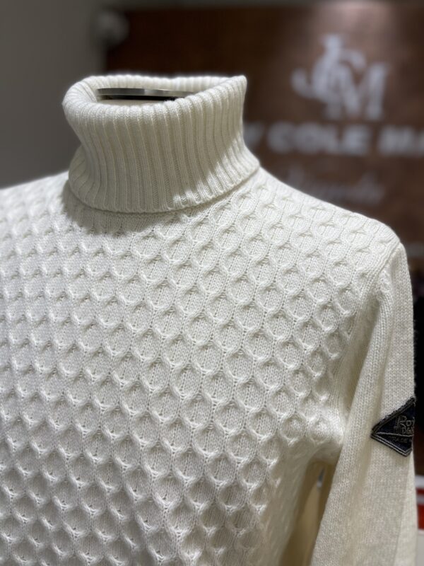 Dolcevita uomo in misto lana e cashmere Roy Roger’s - immagine 2