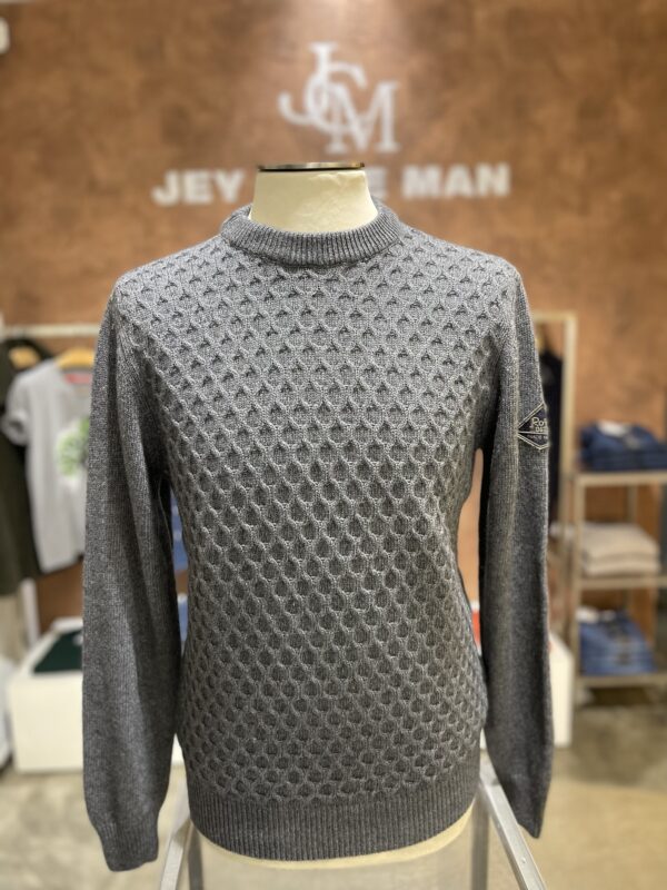 Maglia uomo girocollo misto lana e cashmere Roy Roger’s