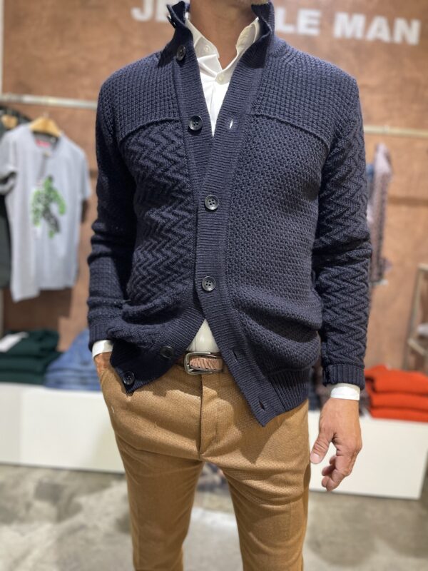 Cardigan uomo blu Distretto