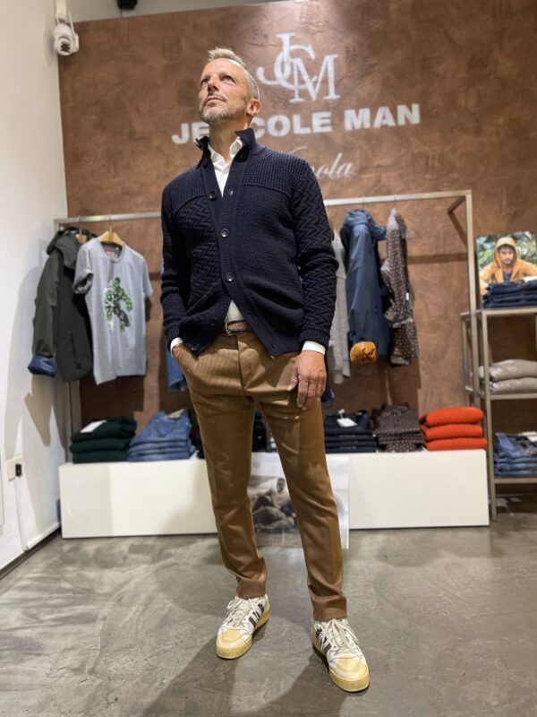 Pantaloni uomo microfantasia Exibit - immagine 5