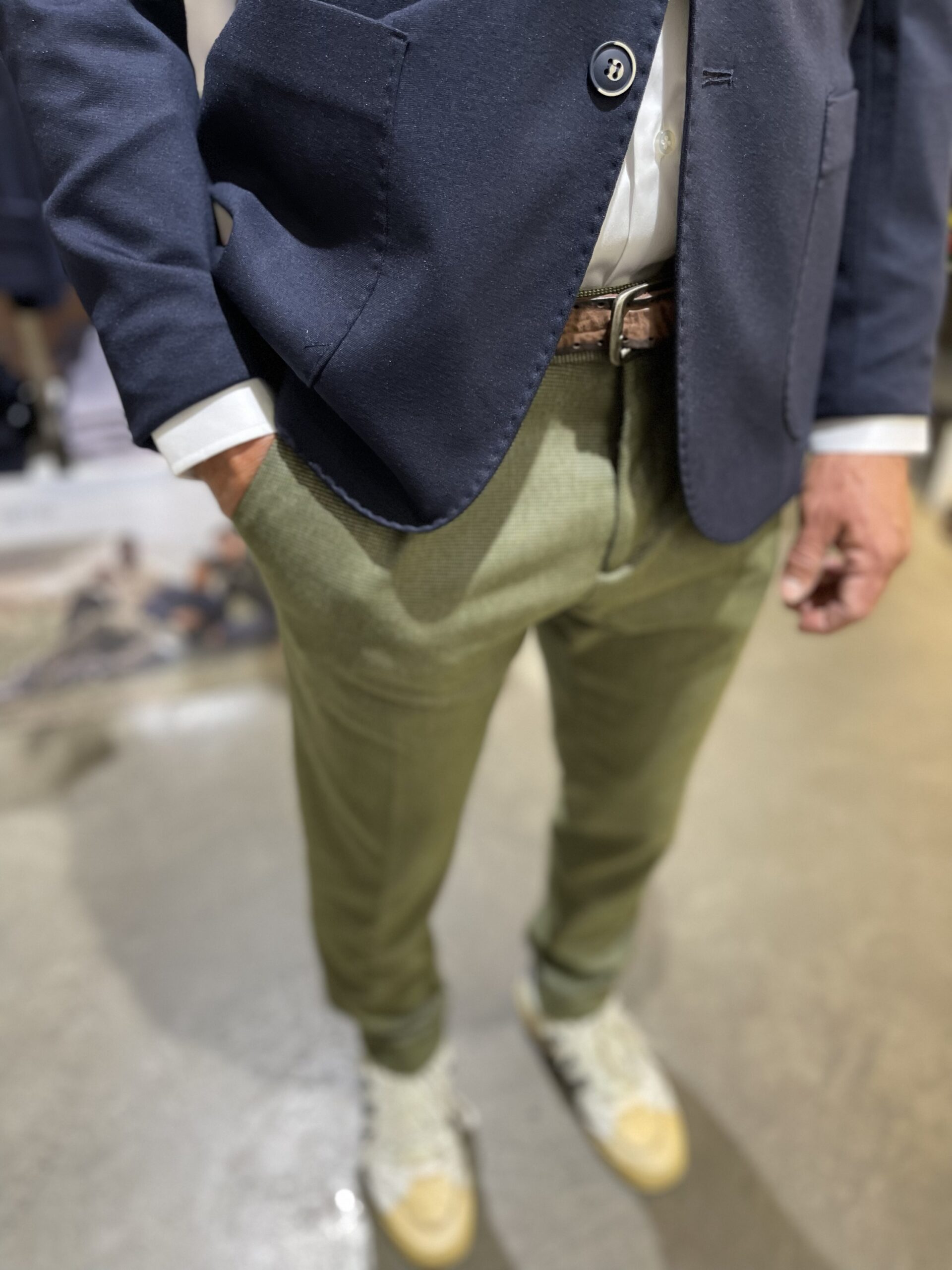 Pantalone uomo misto viscosa ,