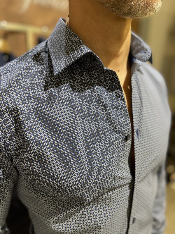 Camicia uomo fantasia Luca Argentieri - immagine 2