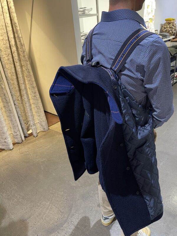 Peacoat uomo doppiopetto blu Distretto - immagine 6