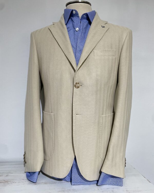 Giacca uomo casual Piero Giachi color  beige - immagine 2