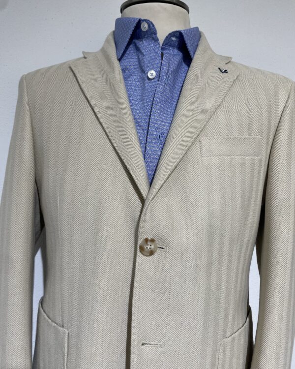 Giacca uomo casual Piero Giachi color  beige - immagine 4