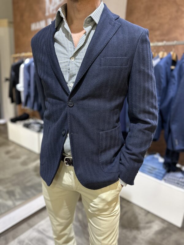 Giacca uomo casual Piero Giachi color blu