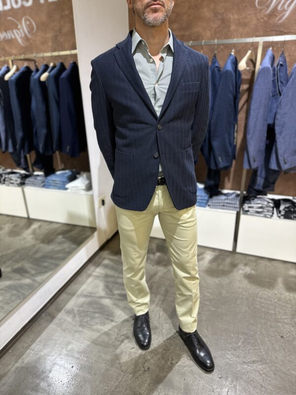 Giacca uomo casual Piero Giachi color blu - immagine 4